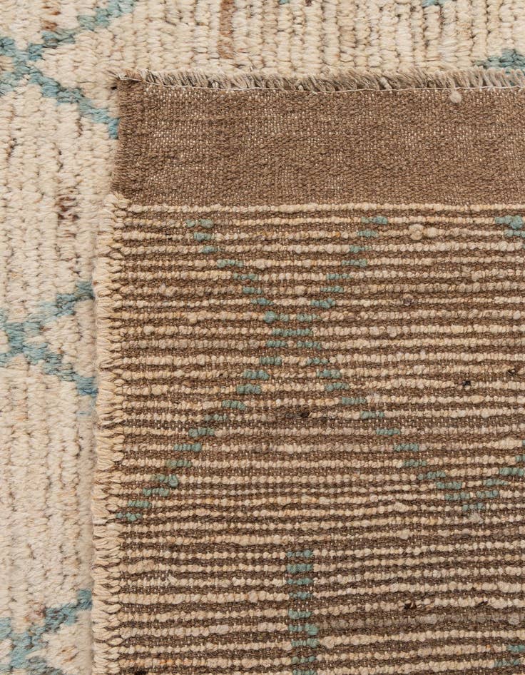 Detail image of 5' 11 x 8' 10  Hand Knotted Moroccan Wool Rug