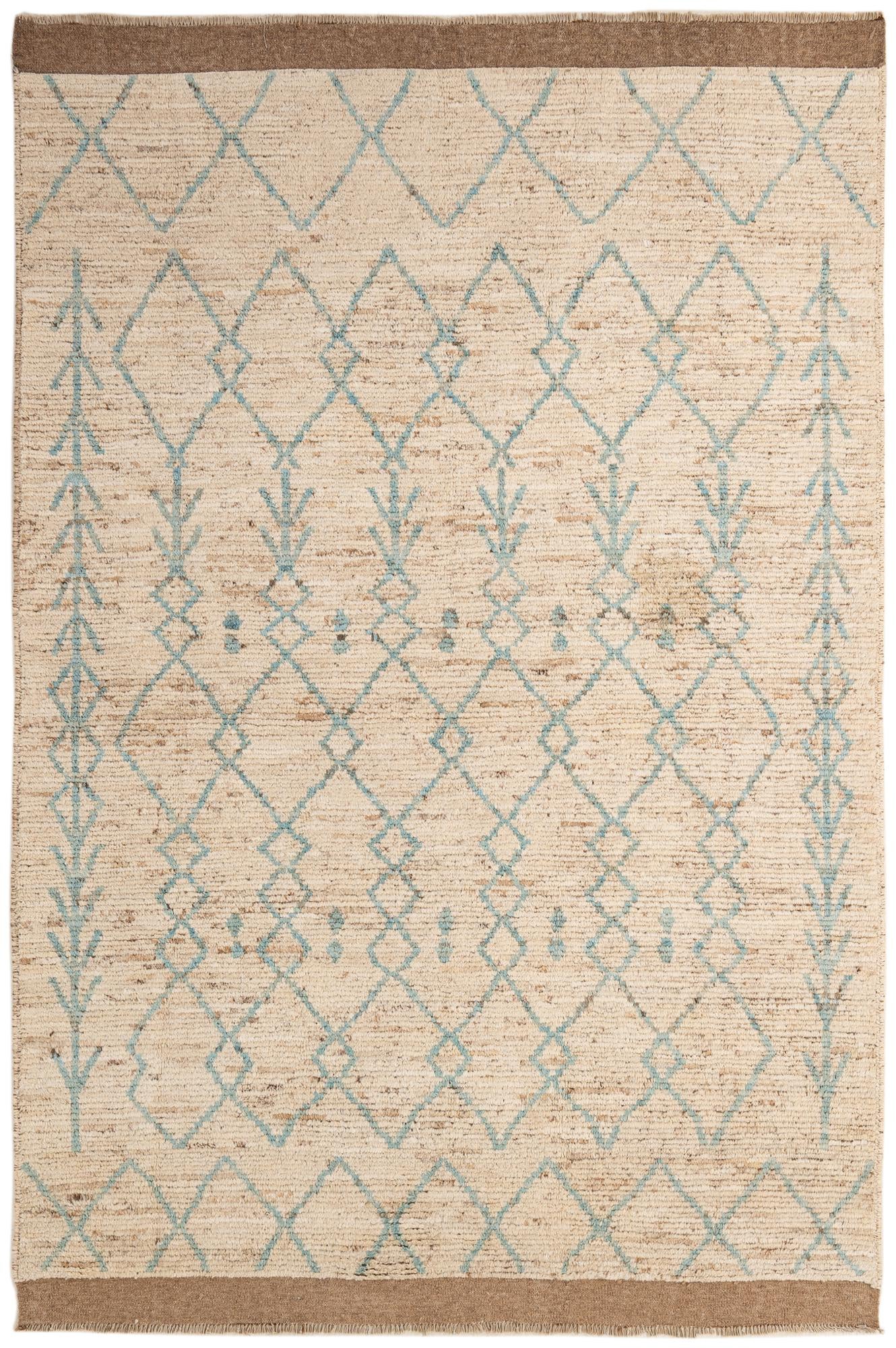 180cm x 270cm anudado a mano marroquí Alfombra Lana
