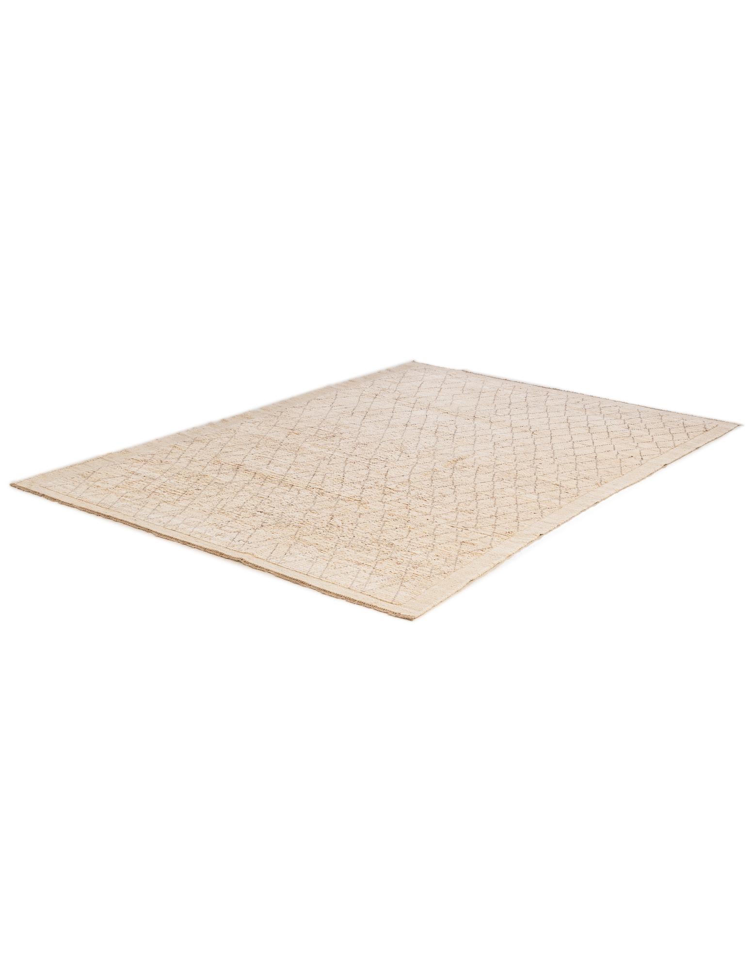 6' 3 x 8' 7 Hand Knotted Moroccan Wool Rug