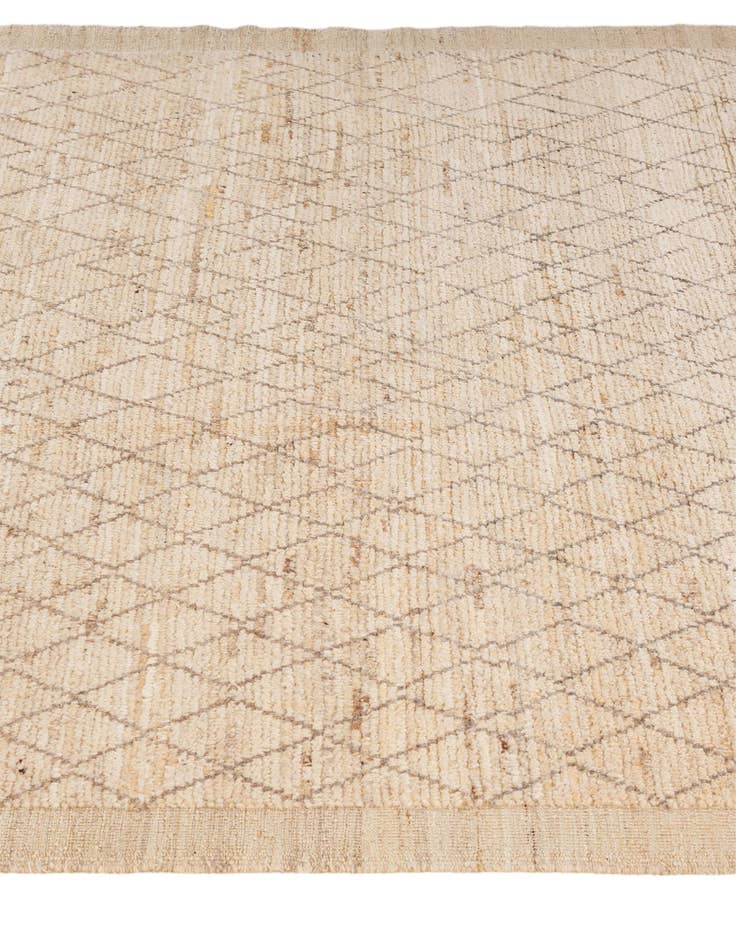 Detail image of 6' 3 x 8' 7  Hand Knotted Moroccan Wool Rug