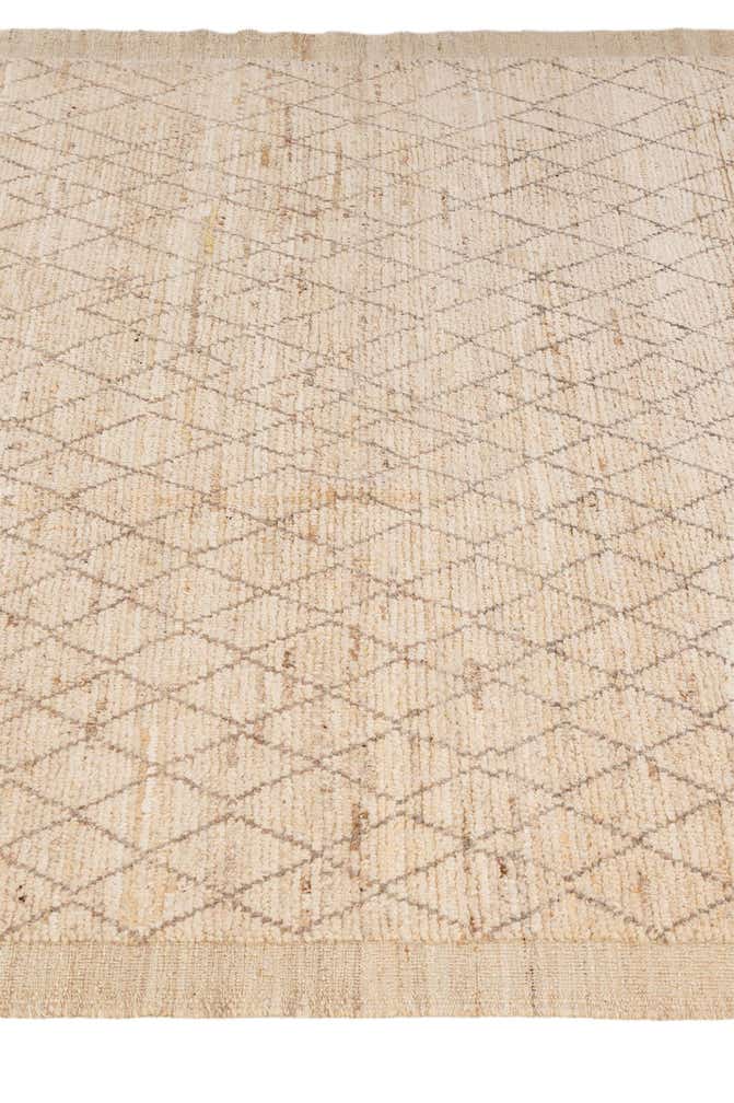 6' 3 x 8' 7 Hand Knotted Moroccan Wool Rug