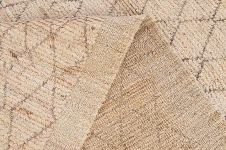 6' 3 x 8' 7 Hand Knotted Moroccan Wool Rug