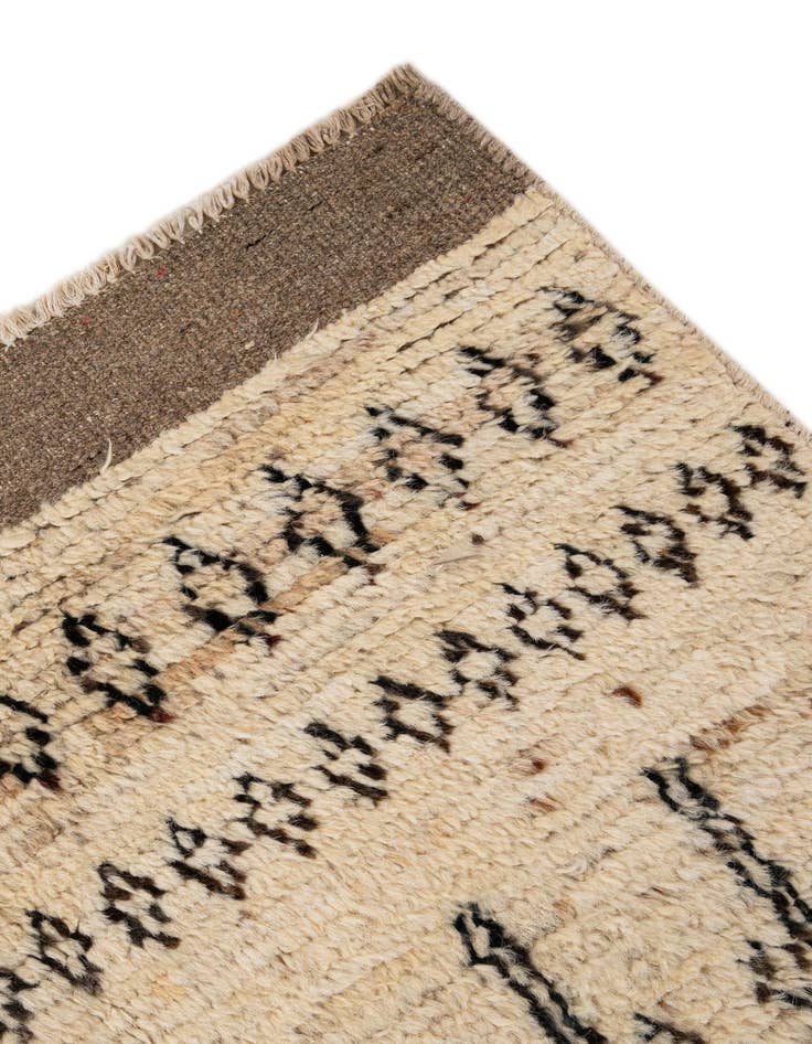 Detail image of 6' 2 x 9' 4  Hand Knotted Moroccan Wool Rug