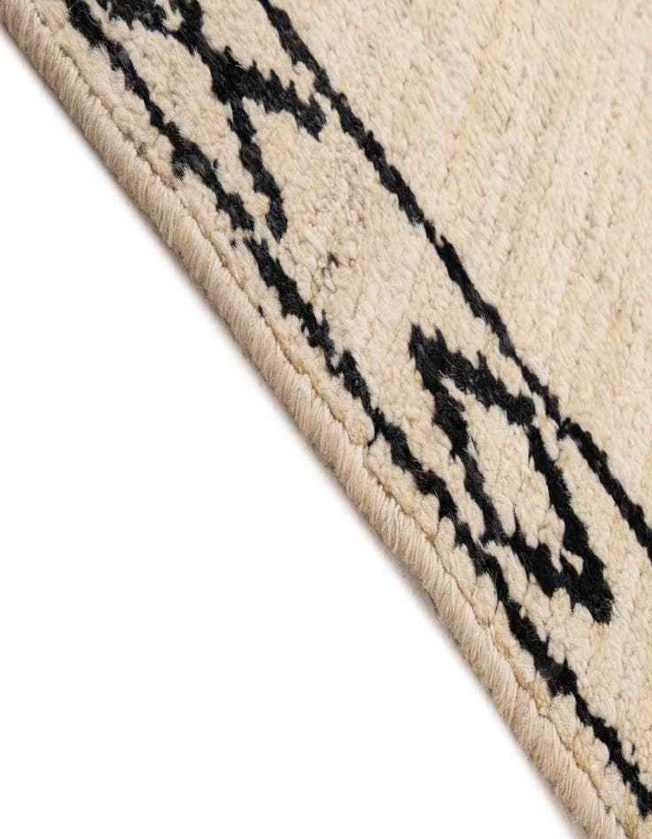 Detail image of 6' 1 x 8' 10  Hand Knotted Moroccan Wool Rug