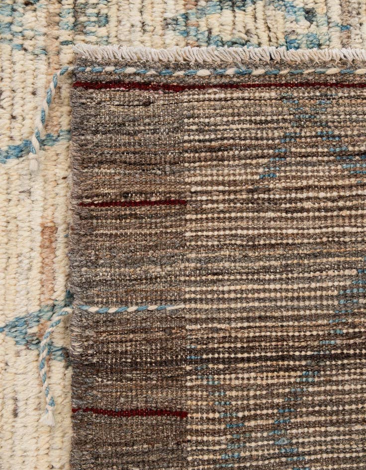 Detail image of 6' 4 x 8' 10  Hand Knotted Moroccan Wool Rug