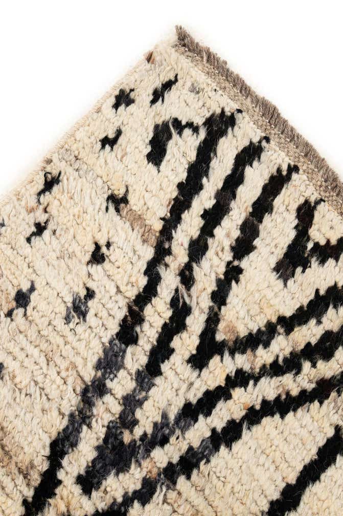 6' 5 x 9' 6 Hand Knotted Moroccan Wool Rug