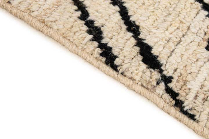 6' 5 x 9' 6 Hand Knotted Moroccan Wool Rug