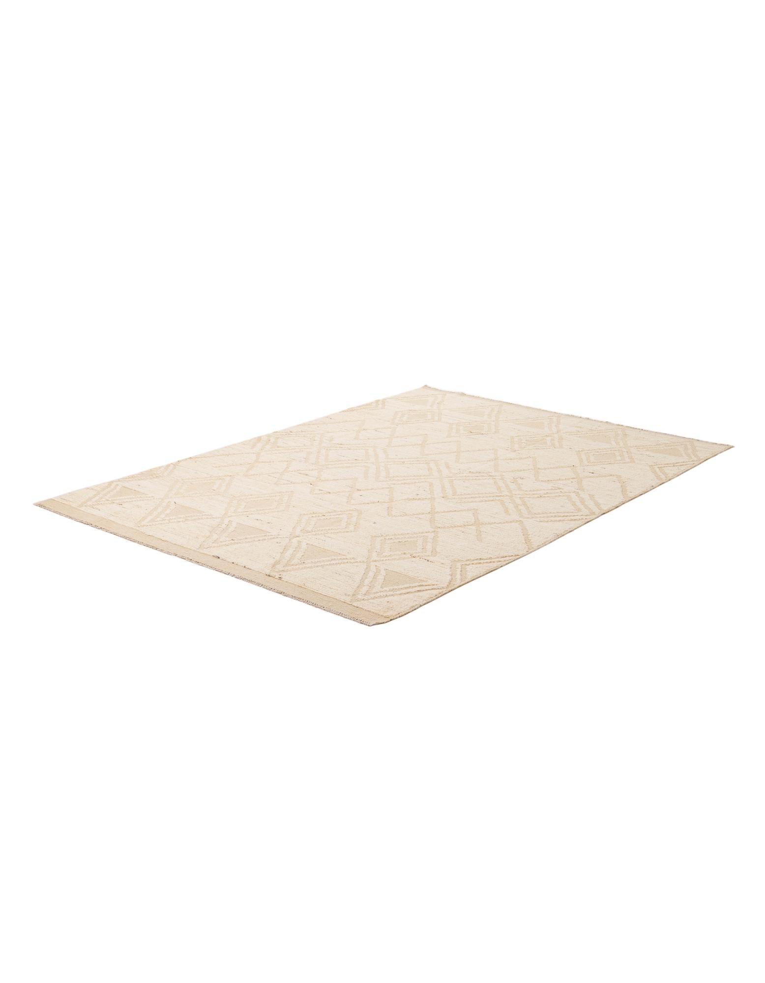 6' 5 x 8' 11 Hand Knotted Moroccan Wool Rug
