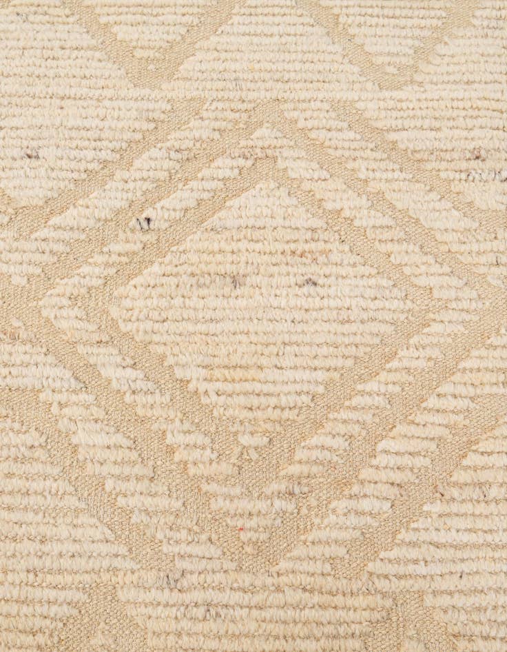 Detail image of 6' 5 x 8' 11  Hand Knotted Moroccan Wool Rug