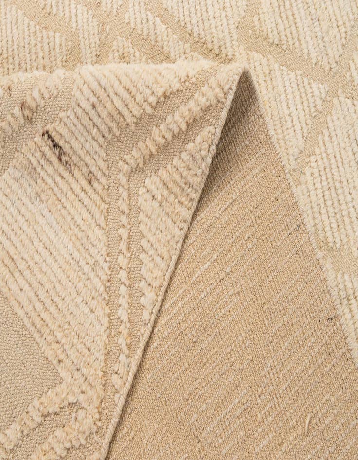 Detail image of 6' 5 x 8' 11  Hand Knotted Moroccan Wool Rug