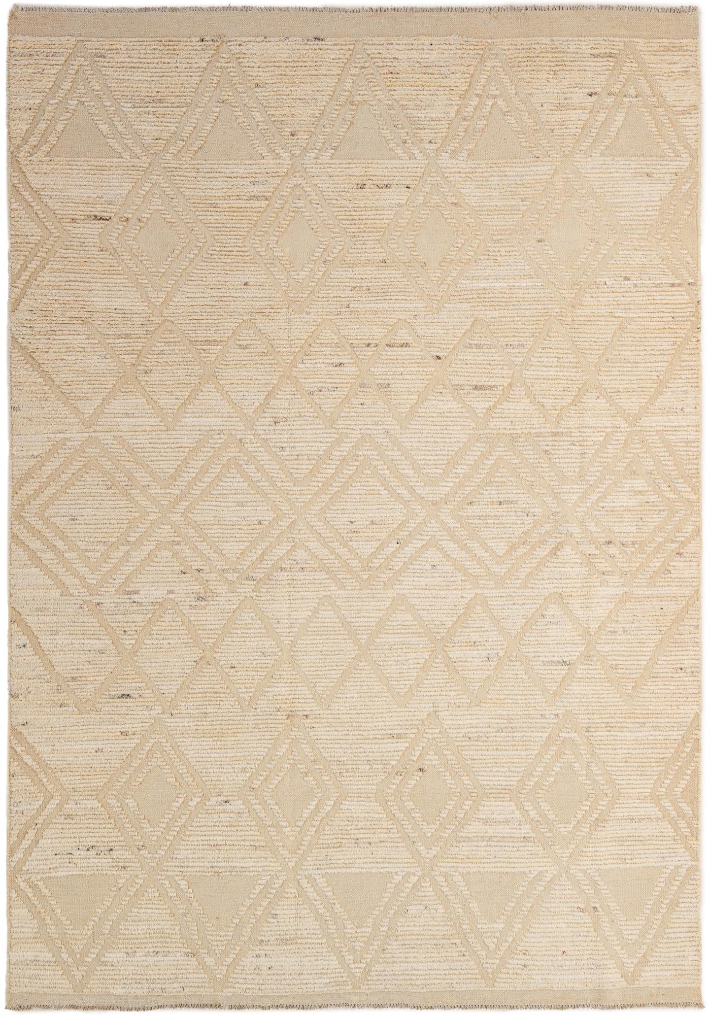 6' 5 x 8' 11 Hand Knotted Moroccan Wool Rug