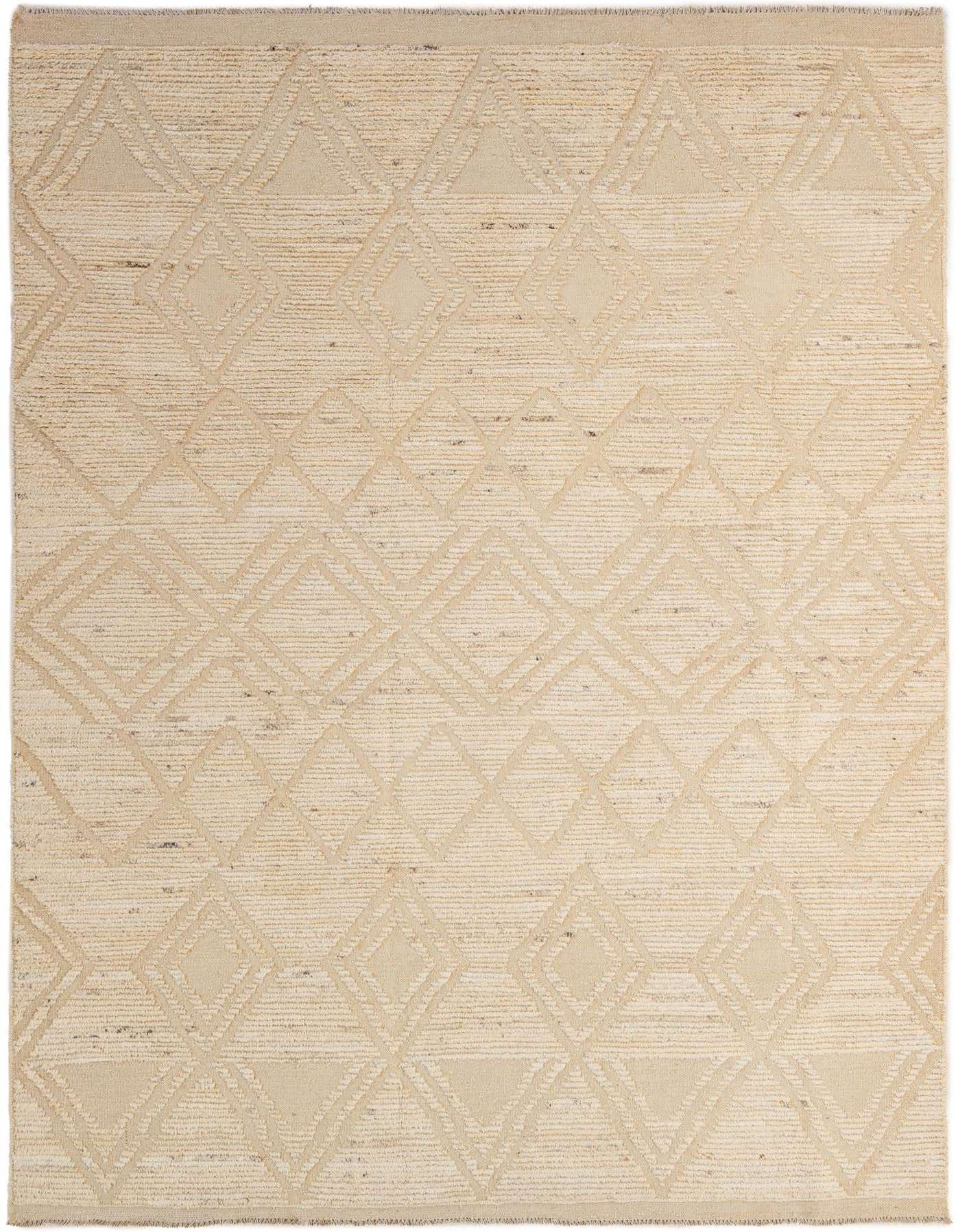 6' 5 x 8' 11 Hand Knotted Moroccan Wool Rug