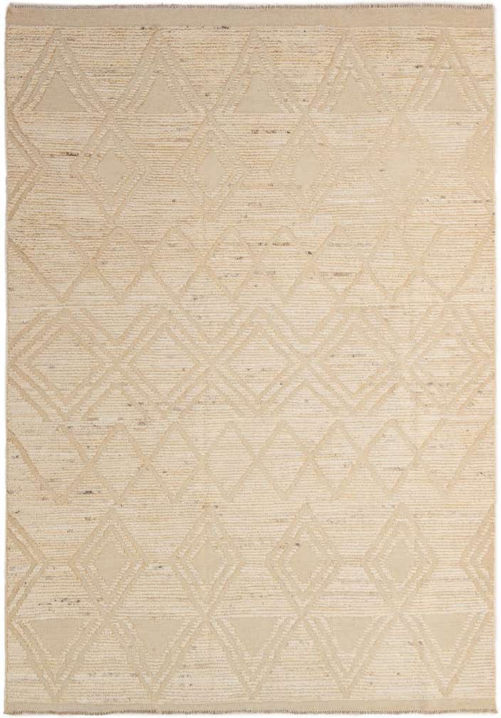 6' 5 x 8' 11 Hand Knotted Moroccan Wool Rug