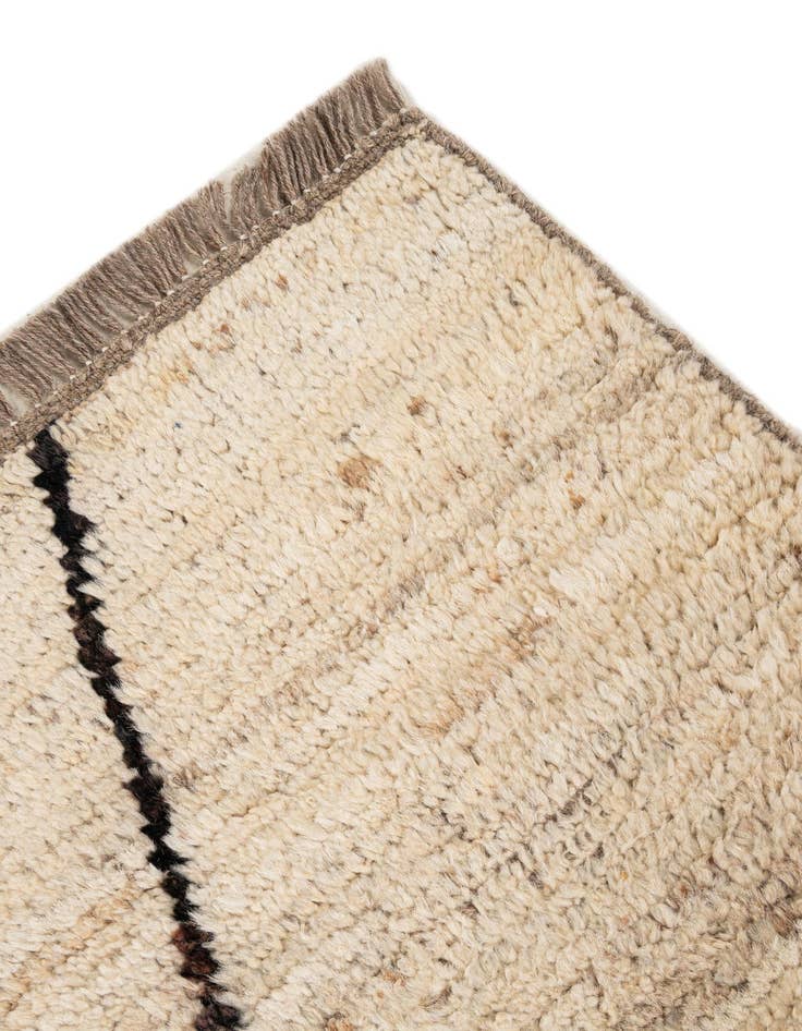 Detail image of 6' 7 x 9' 4  Hand Knotted Moroccan Wool Rug