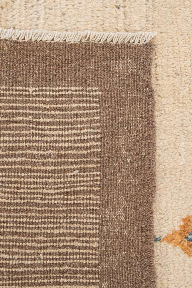 6' 8 x 9' 7 Hand Knotted Moroccan Wool Rug