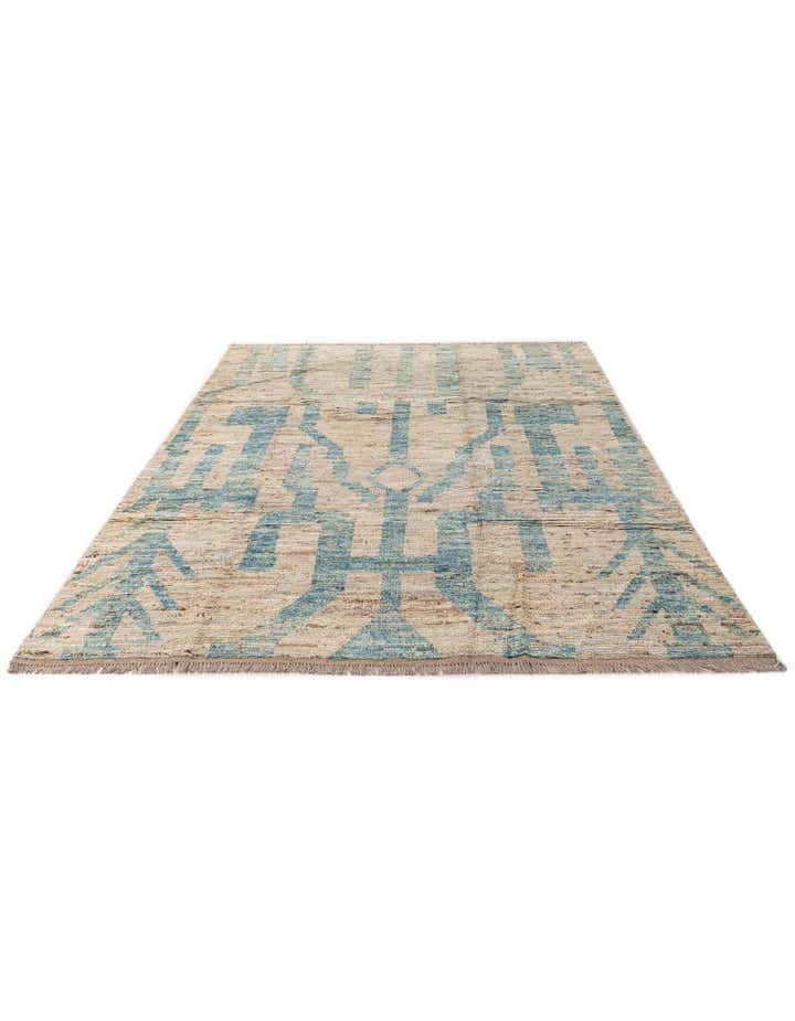 6' 5 x 9' 5 Hand Knotted Moroccan Wool Rug
