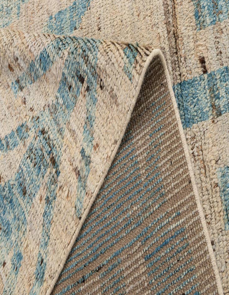 Detail image of 6' 5 x 9' 5  Hand Knotted Moroccan Wool Rug