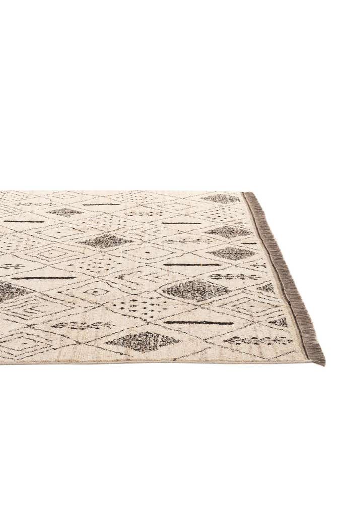 6' 7 x 9' 8 Hand Knotted Moroccan Wool Rug