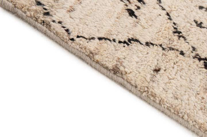 6' 7 x 9' 8 Hand Knotted Moroccan Wool Rug