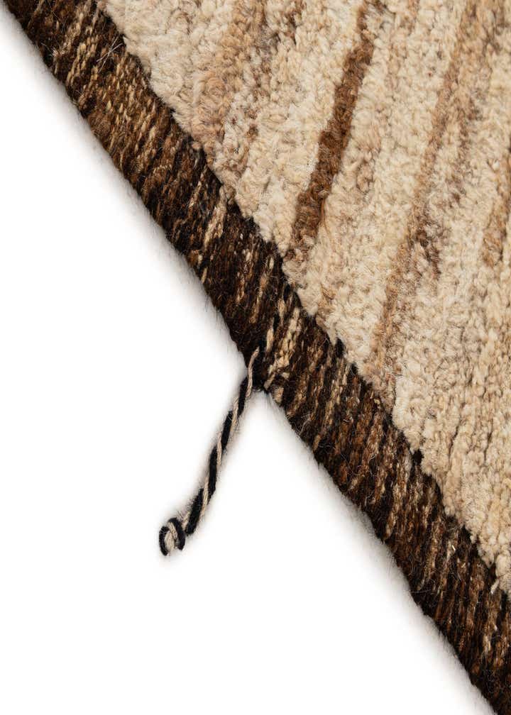 6' 9 x 9' 9 Hand Knotted Moroccan Wool Rug