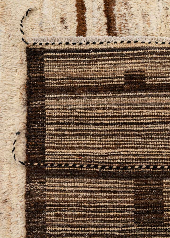 6' 9 x 9' 9 Hand Knotted Moroccan Wool Rug