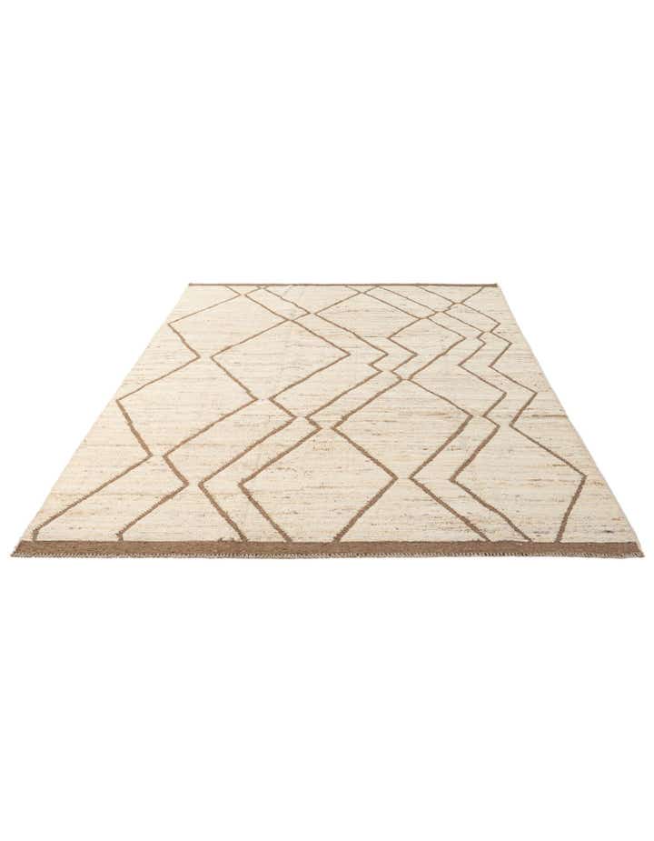 6' 6 x 10' 4 Hand Knotted Moroccan Wool Rug