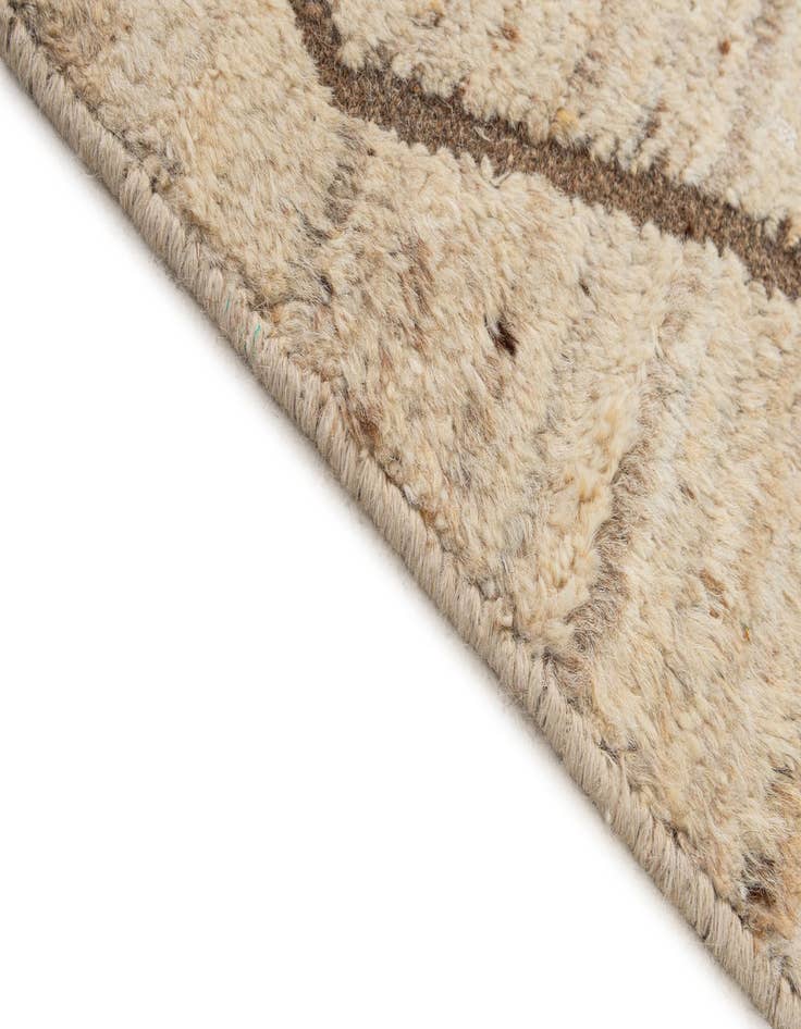 Detail image of 6' 6 x 10' 4  Hand Knotted Moroccan Wool Rug