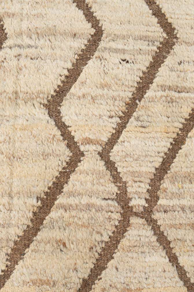6' 6 x 10' 4 Hand Knotted Moroccan Wool Rug