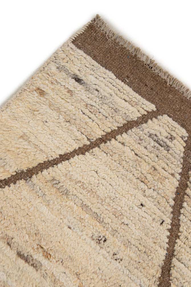 6' 6 x 10' 4 Hand Knotted Moroccan Wool Rug