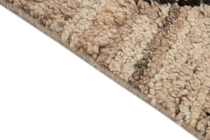 6' 9 x 9' 11 Hand Knotted Moroccan Wool Rug