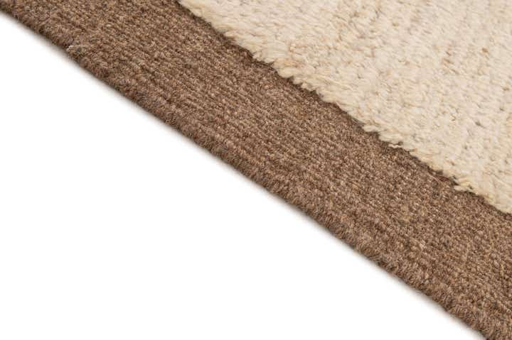 6' 9 x 9' 7 Hand Knotted Moroccan Wool Rug