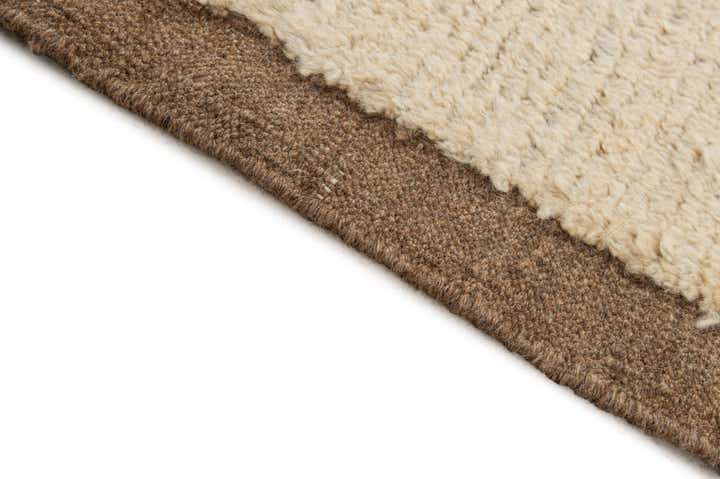 6' 11 x 9' 10 Hand Knotted Moroccan Wool Rug