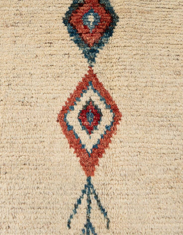 Detail image of 6' 11 x 9' 10  Hand Knotted Moroccan Wool Rug