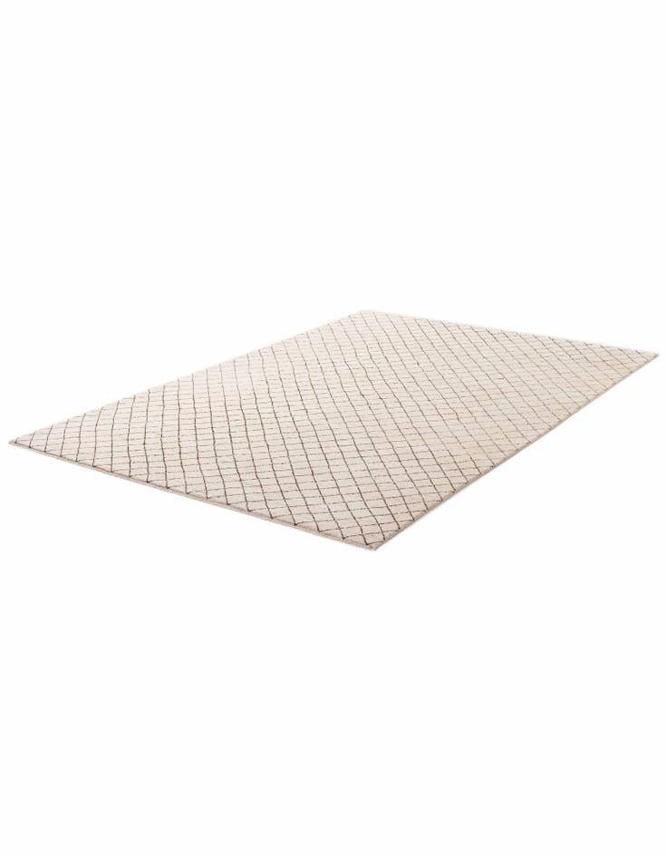 Detail image of 7' 11 x 11' 6 Hand Knotted Moroccan Wool Rug