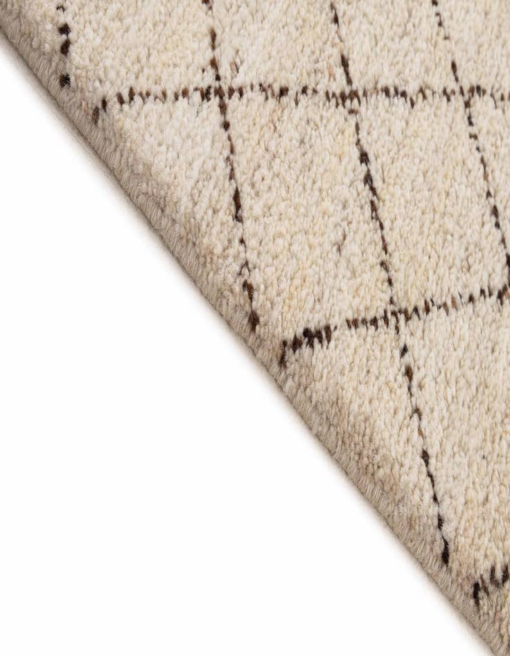 Detail image of 7' 11 x 11' 6  Hand Knotted Moroccan Wool Rug