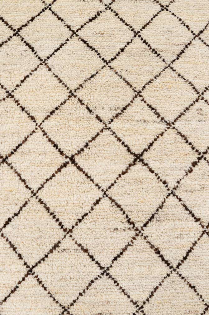7' 11 x 11' 6 Hand Knotted Moroccan Wool Rug
