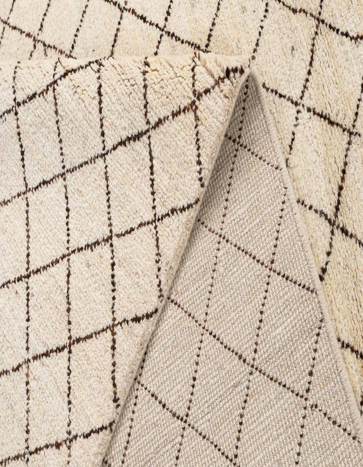 Detail image of 7' 11 x 11' 6  Hand Knotted Moroccan Wool Rug