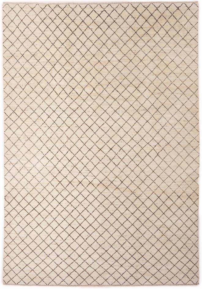 Detail image of 7' 11 x 11' 6 Hand Knotted Moroccan Wool Rug