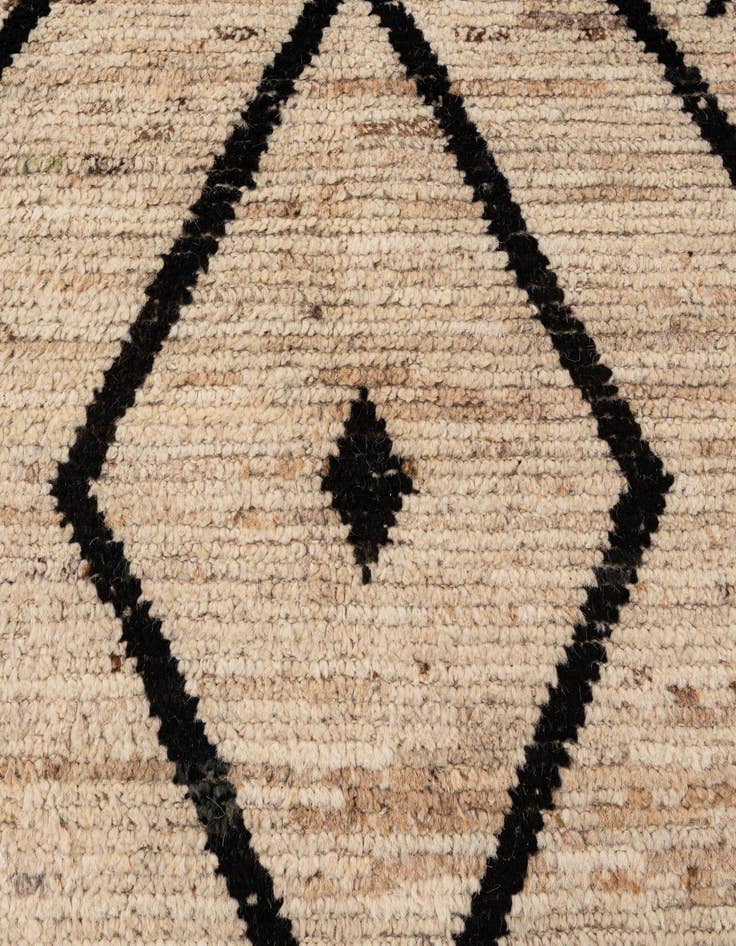Detail image of 8' 3 x 9' 9  Hand Knotted Moroccan Wool Rug