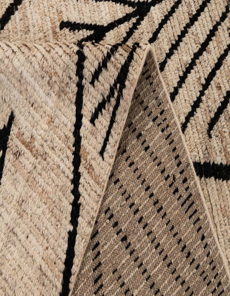 Detail image of 8' 3 x 9' 9  Hand Knotted Moroccan Wool Rug