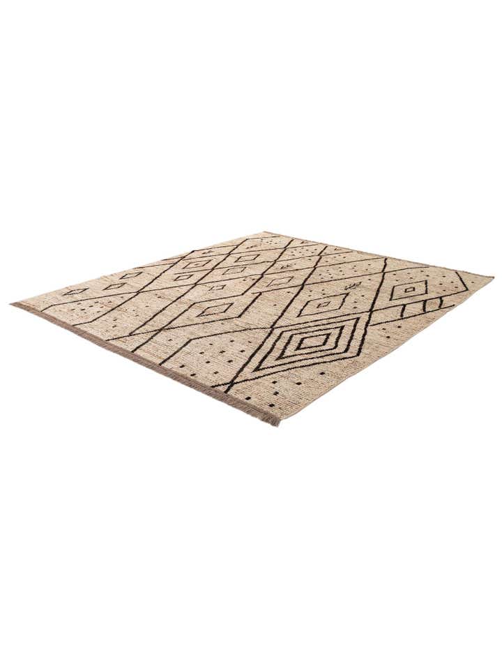 8' 6 x 9' 6 Hand Knotted Moroccan Wool Rug