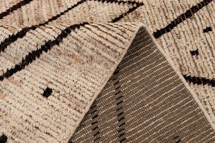 8' 6 x 9' 6 Hand Knotted Moroccan Wool Rug