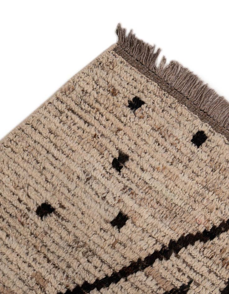 Detail image of 8' 6 x 9' 6  Hand Knotted Moroccan Wool Rug