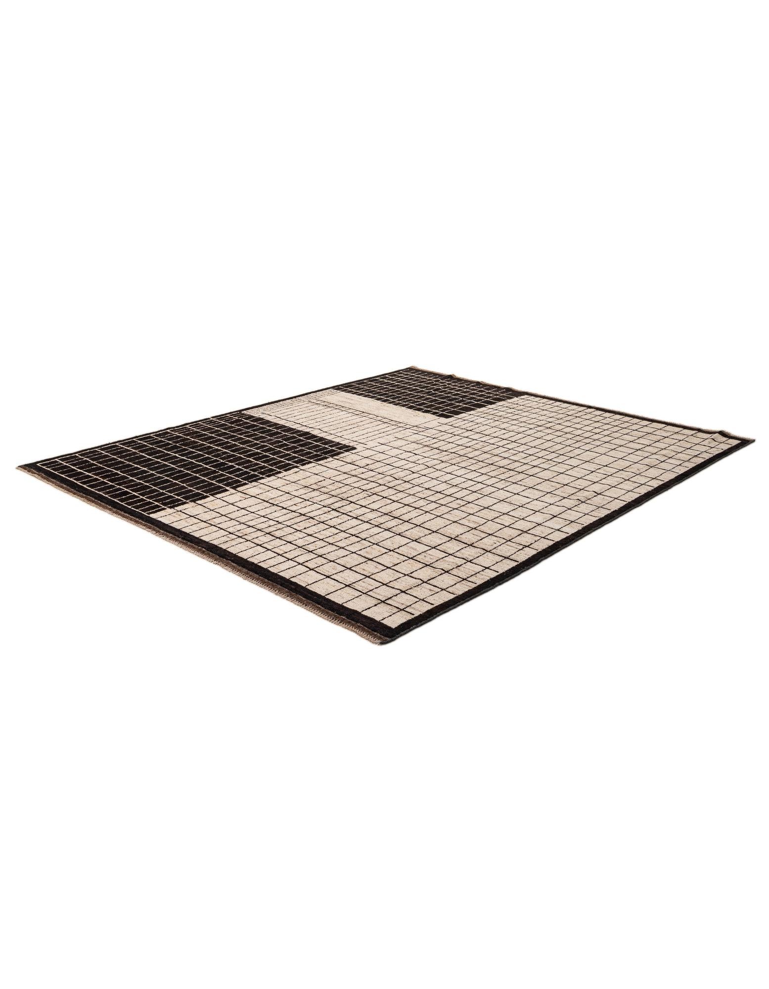 8' 2 x 9' 9 Hand Knotted Moroccan Wool Rug