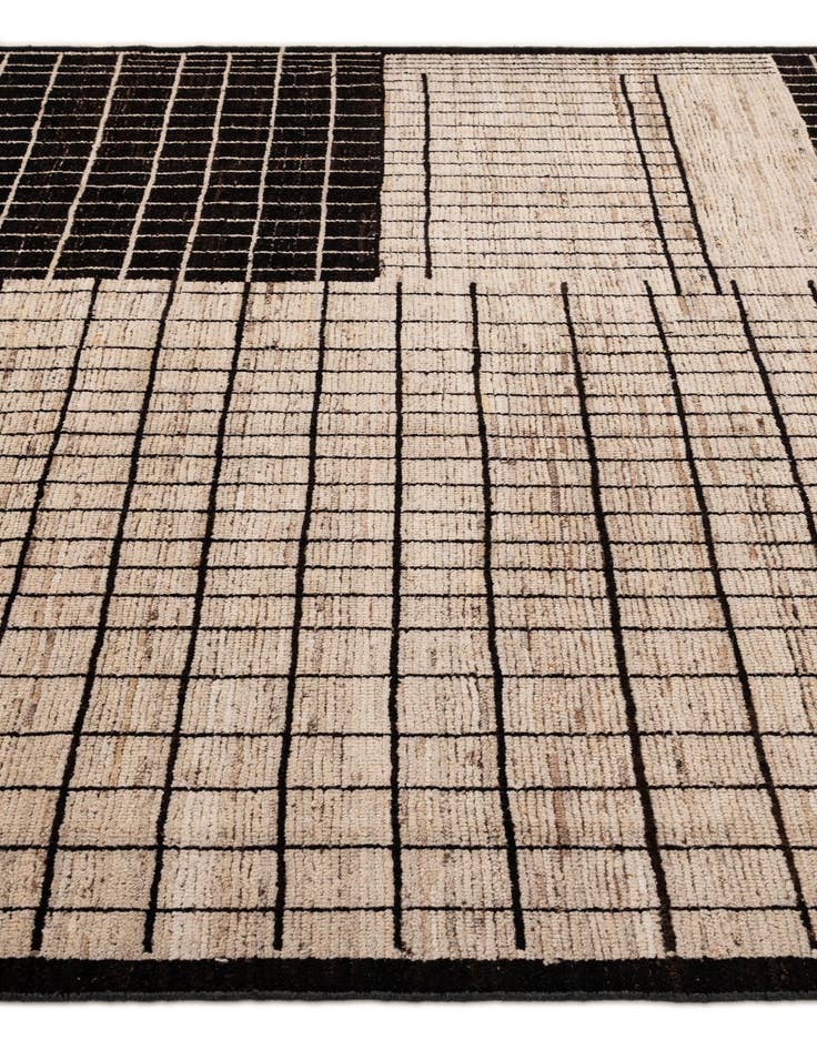 Detail image of 8' 2 x 9' 9  Hand Knotted Moroccan Wool Rug