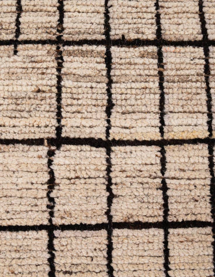 Detail image of 8' 2 x 9' 9  Hand Knotted Moroccan Wool Rug