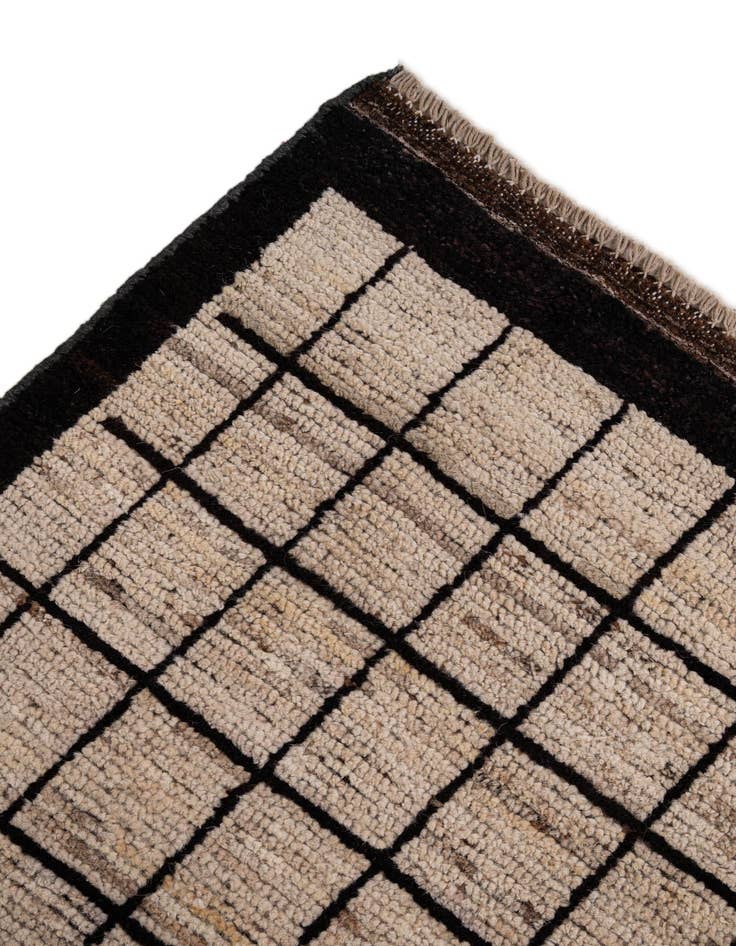 Detail image of 8' 2 x 9' 9  Hand Knotted Moroccan Wool Rug