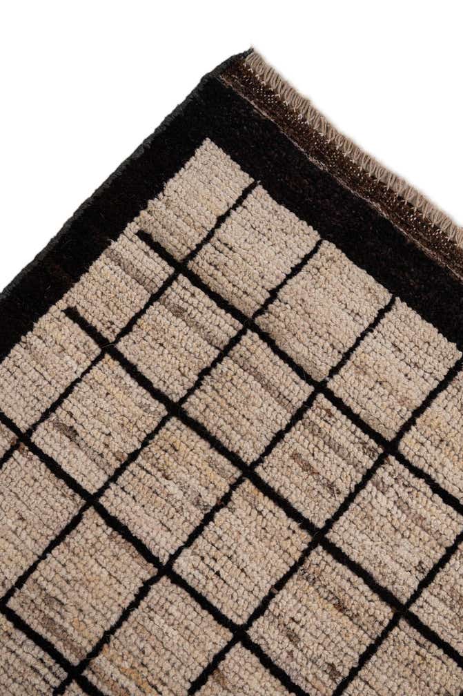 8' 2 x 9' 9 Hand Knotted Moroccan Wool Rug