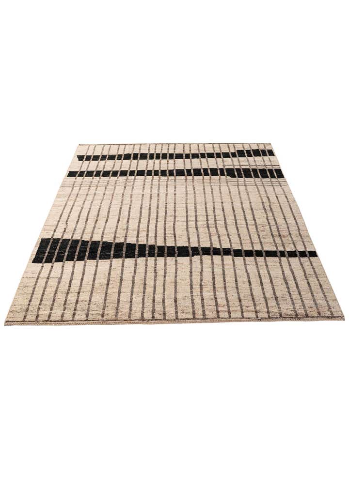 8' 3 x 9' 10 Hand Knotted Moroccan Wool Rug