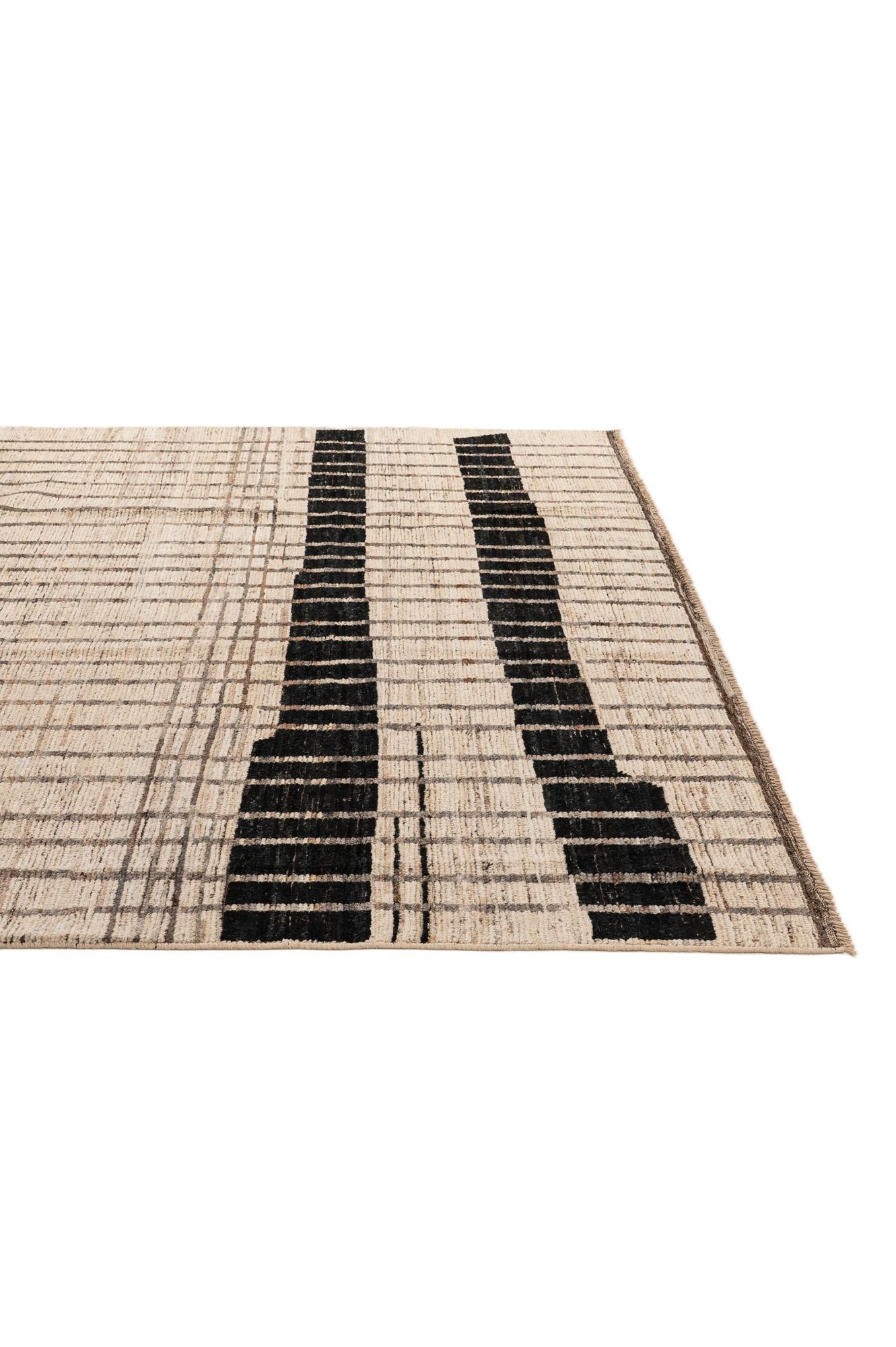 8' 3 x 9' 10 Hand Knotted Moroccan Wool Rug
